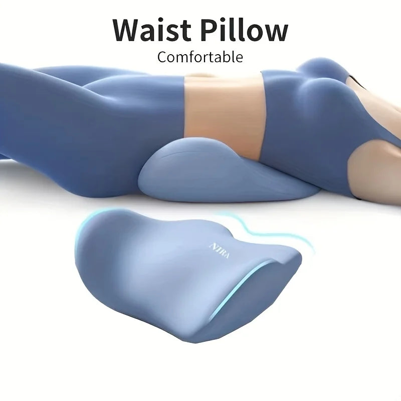 Ergonomic Memory Foam Lumbar Pillow for Office and Bed Sleepers