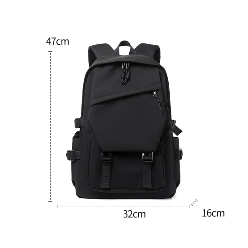 Simple Solid Color Backpack