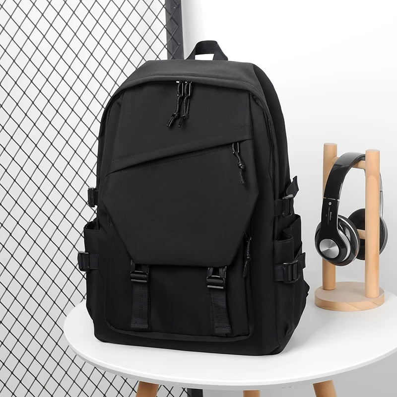 Simple Solid Color Backpack
