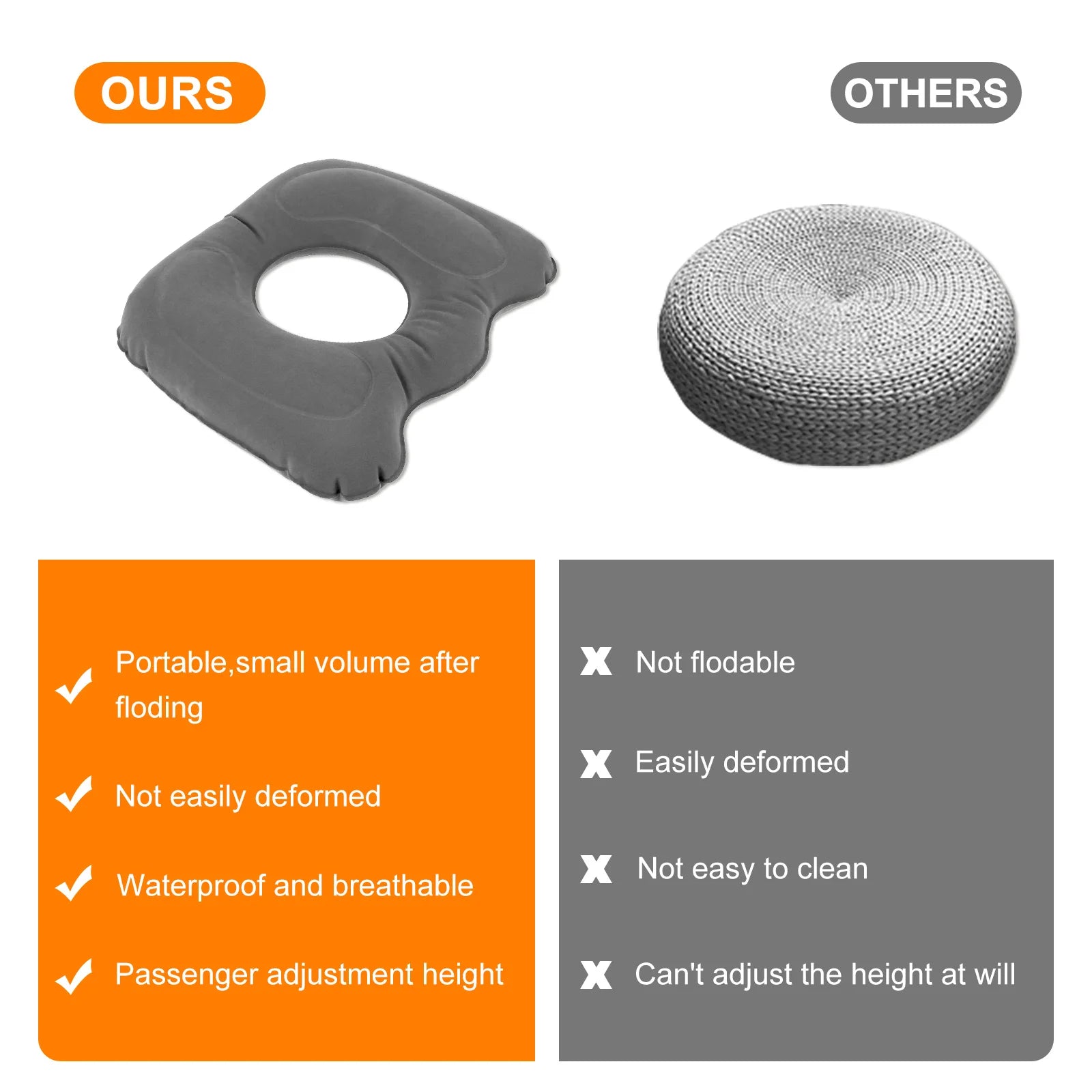 Inflatable Donut Seat Cushion