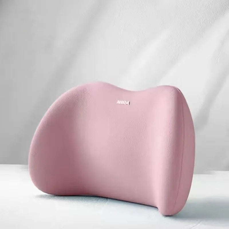 Ergonomic Memory Foam Lumbar Pillow for Office and Bed Sleepers