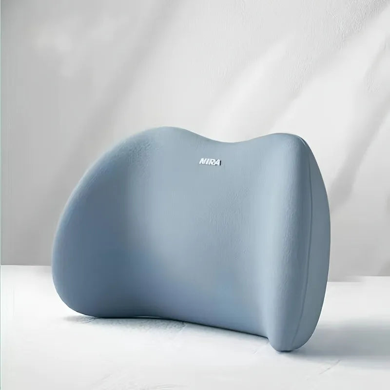 Ergonomic Memory Foam Lumbar Pillow for Office and Bed Sleepers