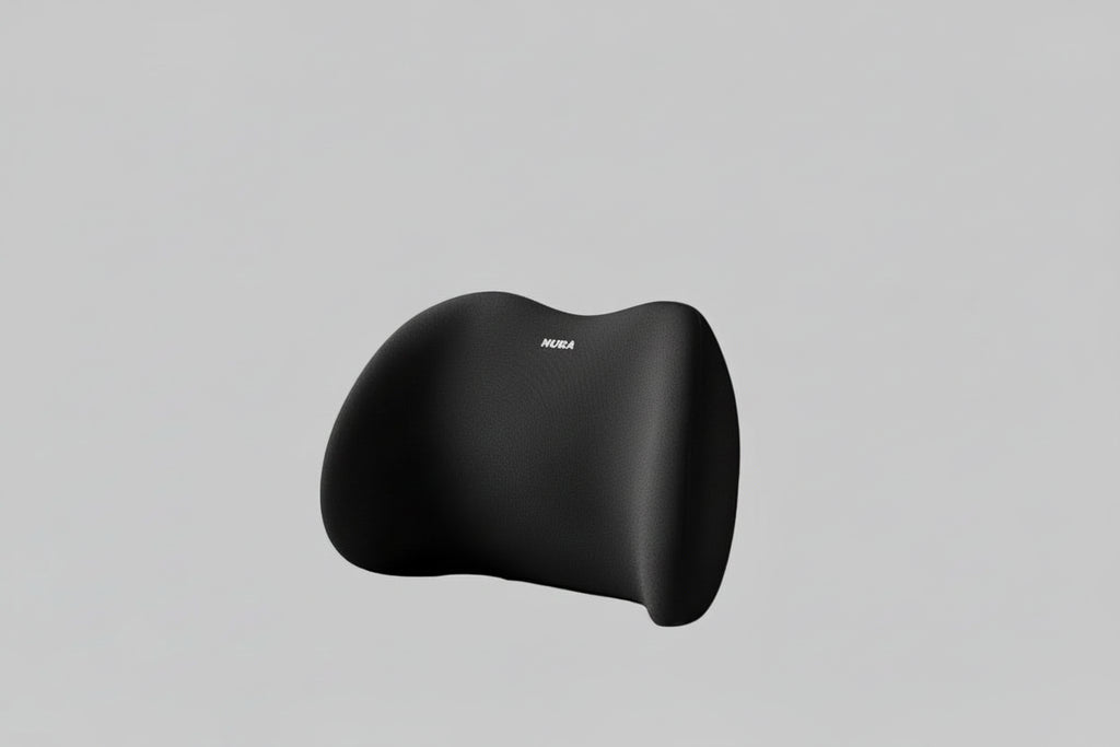 Ergonomic Memory Foam Lumbar Pillow for Office and Bed Sleepers