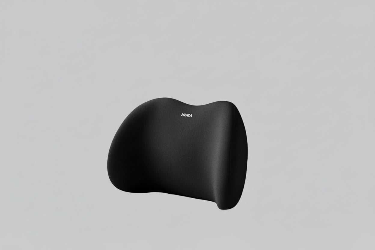 Ergonomic Memory Foam Lumbar Pillow for Office and Bed Sleepers